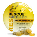 Bach RESCUE PASTILLES, Lemon Flavor, Natural Stress Relief Lozenges, Homeopathic Flower Essence, Vegetarian, Gluten & Sugar-Free