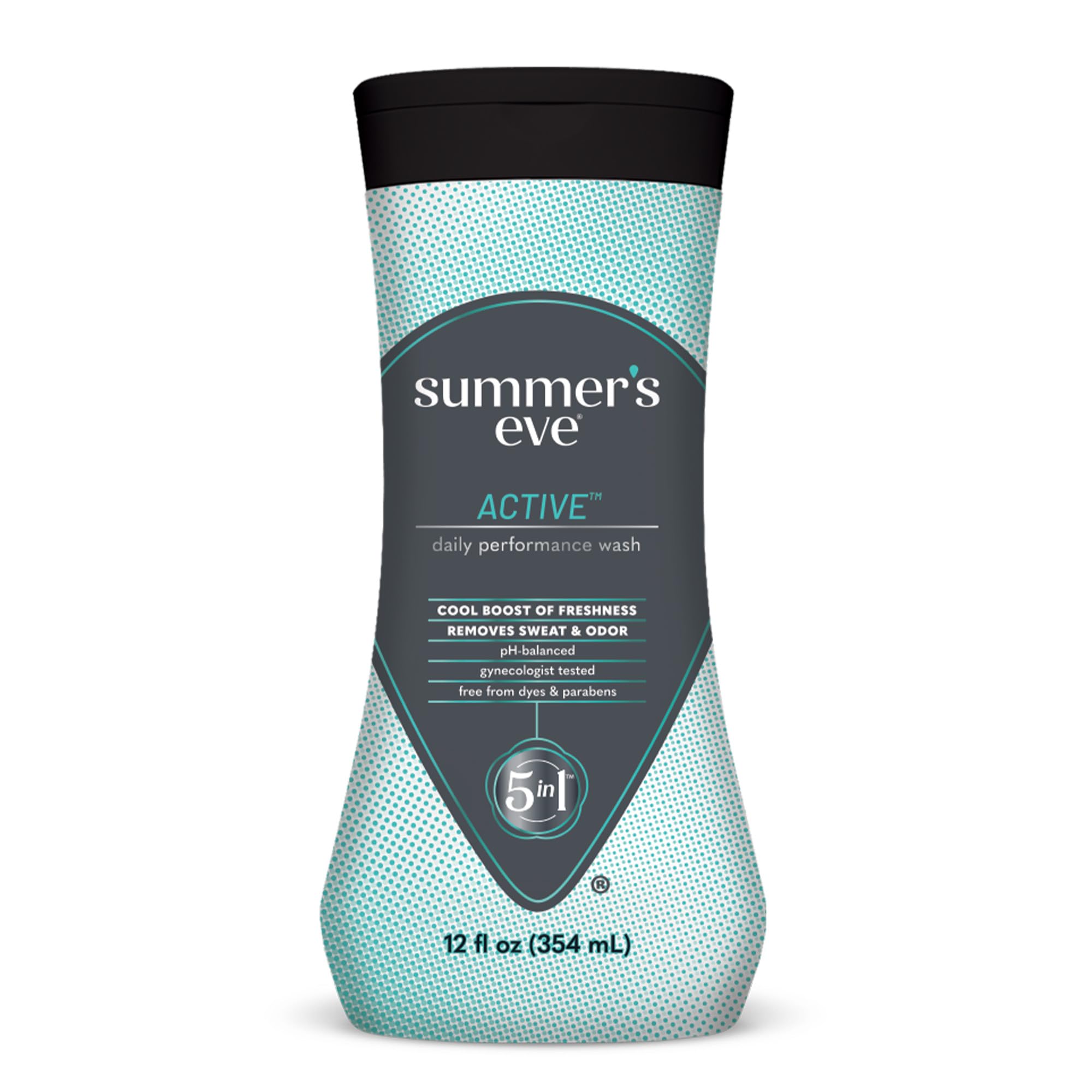 Summer's Eve Active Daily Performance All Over Feminine Body Wash, Feminine Wash pH Balanced, 12 fl oz