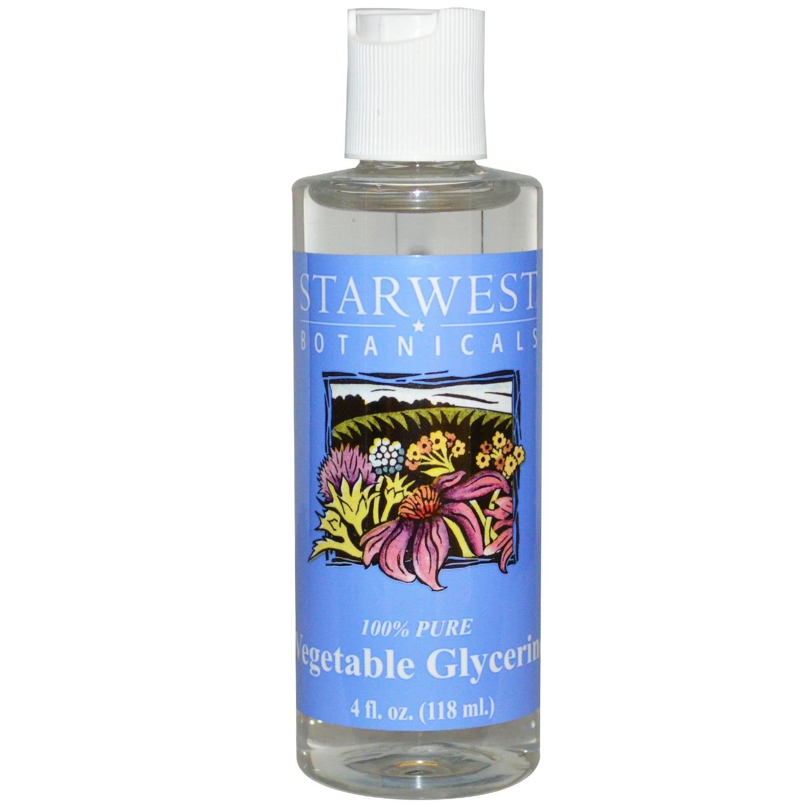 STARWEST BOTANICALS Vegetable Glycerine, 4 OZ