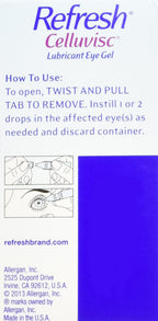 Refresh Celluvisc Lubricant Eye Gel Single-use Containers 30 Ea