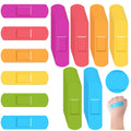 Yinder 120 Pcs Kids Bandages Bulk Colorful Flexible Bandages Neon Waterproof Breathable Strip Protect Cuts and Scrapes for Child