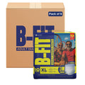 BFit Regular Adult Diaper Xl Size Pants | 80 Count (Extra Large) | Waist 3056 Inch | Unisex | Leakproof | Even Absorption | Lo