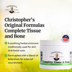 Christophers Original Formulas Complete Tissue & Bone Ointment, Herbal Topical for Muscle & Joint Support, 4 fl oz