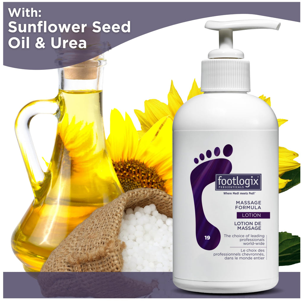 FOOTLOGIX Massage Formula Lotion, 8.45 oz