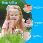 Kids Itch Relief Patches - 48 Pcs, EZ Relief for Bug Bites, Reduces Swelling, Prevents Scratching, Waterproof, 100% Child-Frien