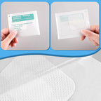60 Pcs Bordered Gauze Adhesive Island Dressing Wound Dressing Waterproof Gauze with Pad Breathable Bandage Individually Packed P