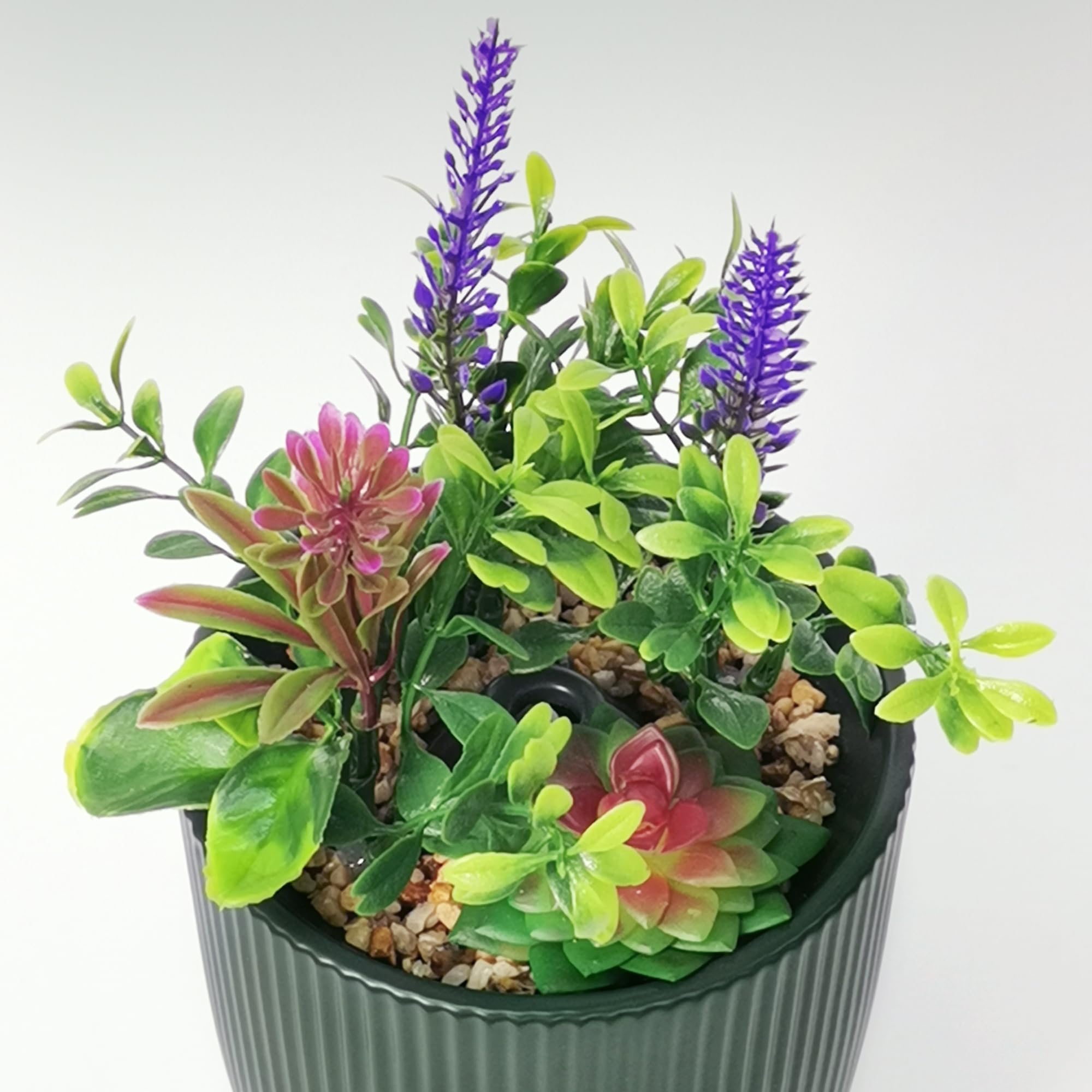 Earnest Living Essential Oil Diffuser Ceramic Artificial Succulent Plants Potted Diffuser 100 ml for Lavender Essential Oils Tim