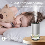 Waterless Diffuser,Metal Housing Waterless Essential Oil Diffuser,Waterless Diffusers for Home Car Room Office Hotel Bathroom Li