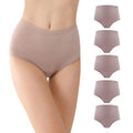 BATTEWA Incontinence Underwear for Women Washable, Leak Proof Underwear High Waist Cotton,Bladder Leakage 50ML (5Blush, 3X-Large