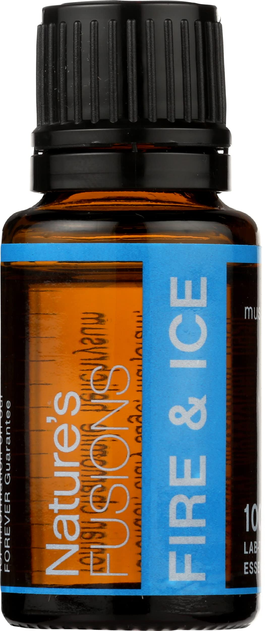 Natures Fusions Fire & Ice Warming and Cooling Essential Oil Blend, 100% Pure and Natural Essential Oil for Muscles, Massage, an