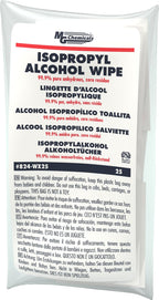 MG Chemicals 99.9% Isopropyl Alcohol Wipe, 6 Length x 5 Width (Bag of 25) (824-WX25)