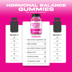 Hormone Balance For Women Gummies & PMS Gummies (90 Count) - Natural Hormone Balance for Women - Cramps, Bloating, Mood Swings,