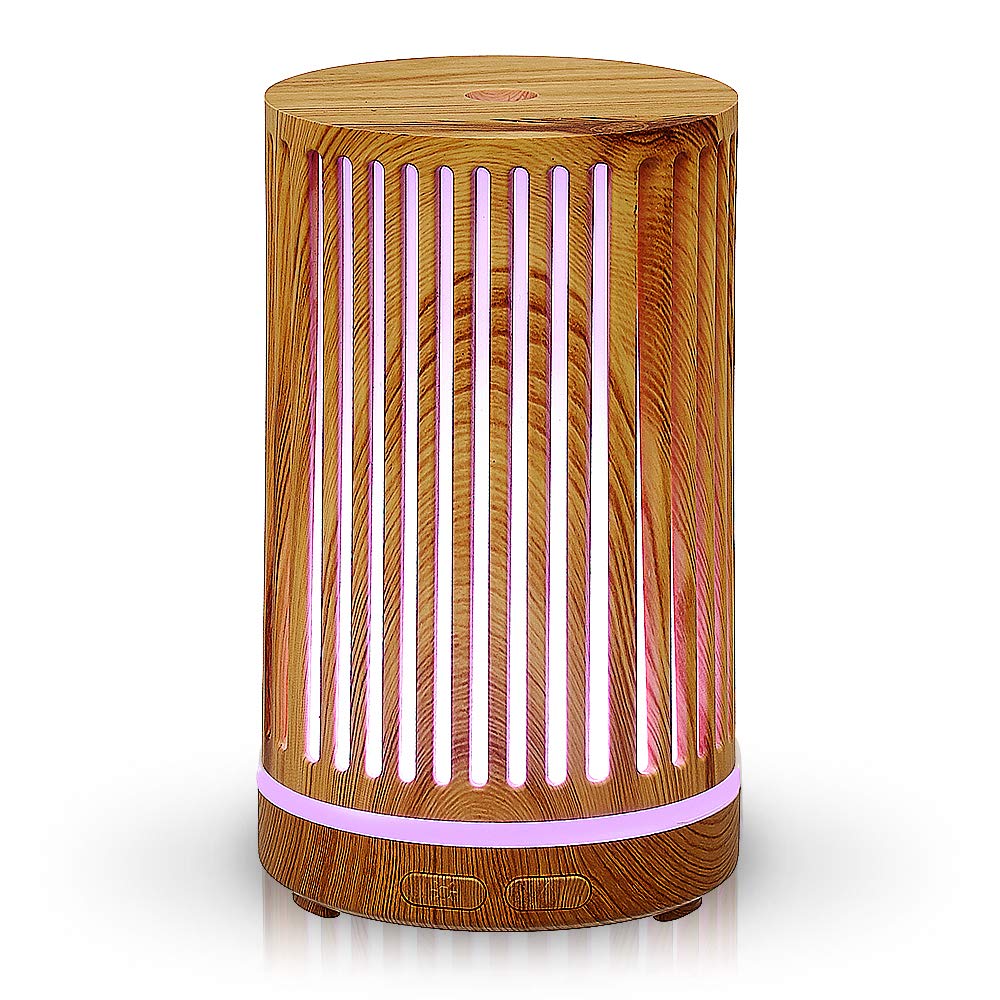 AROMAR Ultrasonic Oil Diffuser and Cool Mist Humidifier for Aromatherapy Essential Oils with 7 LED Colors and Auto Shut-Off for 