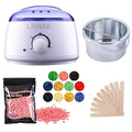 Lrhak Wax Heater For Women, Professional Wax Machine Hot Wax Warmer Waxing Automatic Heater, Hair Removal Waxing Kit Women All S