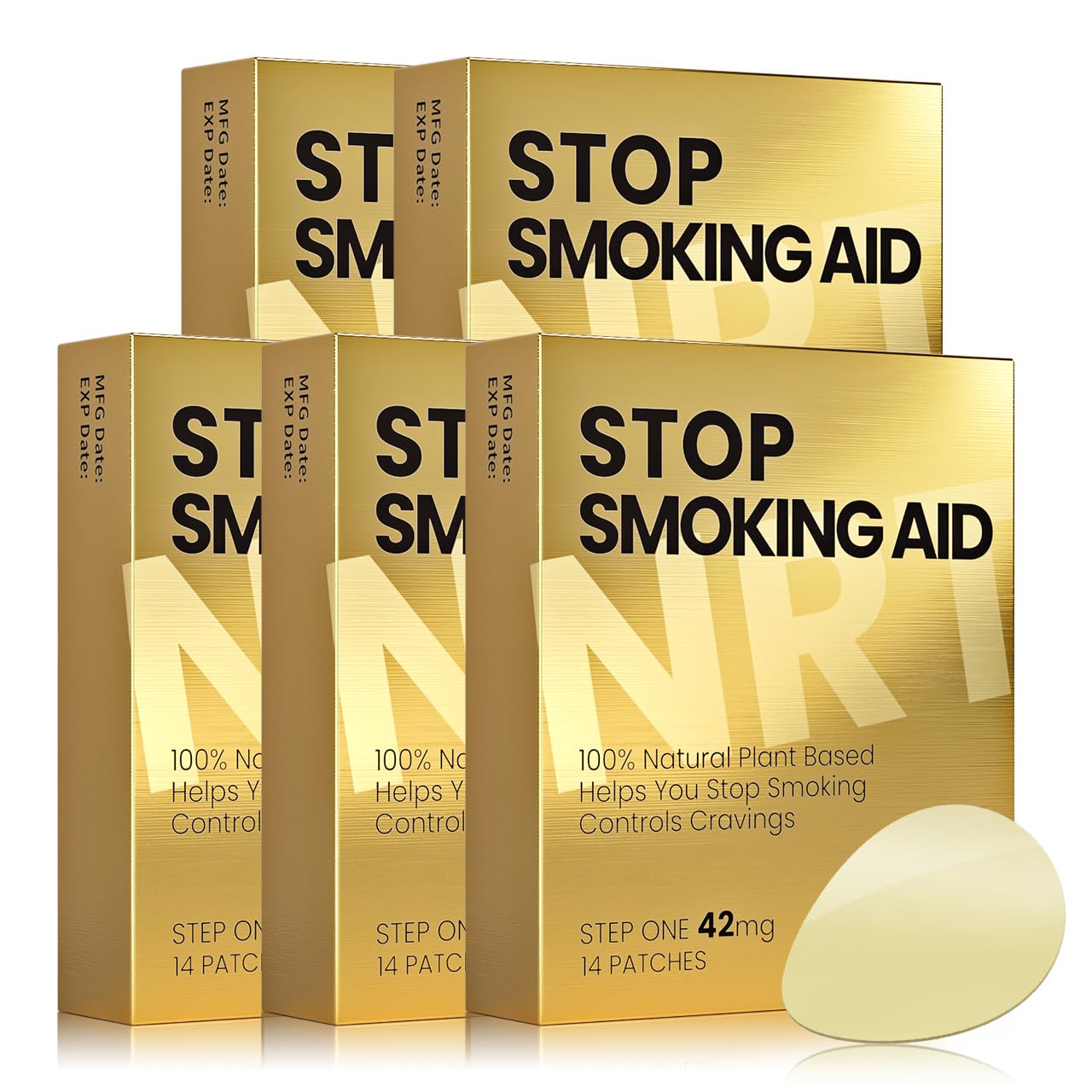 Anti Smoking Patch, 42mg Effective to Help Stop Smoking, Stop Smoking Aids That Work Non-Smoking Patches, Harmless Cigarette Qui