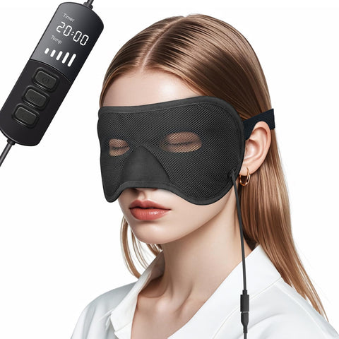 Aroma Season Heated Sinus Mask, Sinus Pressure Relief Mask with 5 Heat & 6 Timer Settings, Face Mask for Nasal Congestion, Sinus