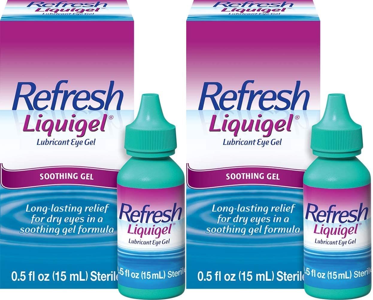 Refresh Liquigel Lubricant Eye Gel Drops, 0.5 Fl Oz Sterile