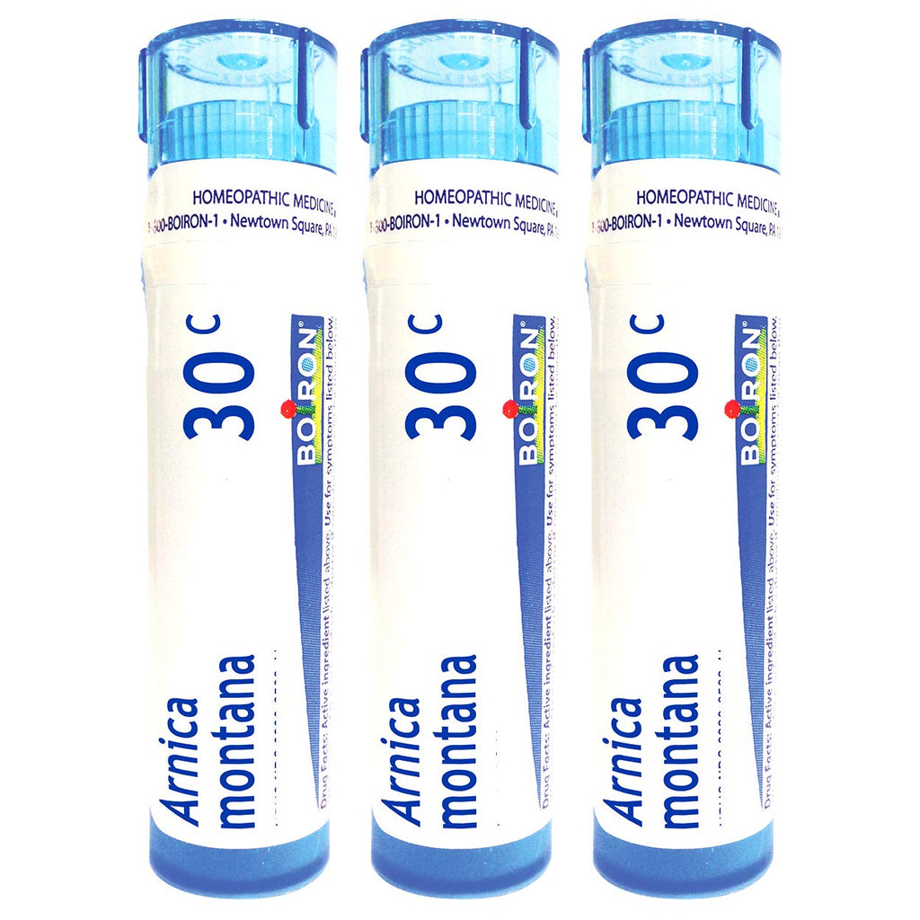 Boiron Arnica Montana 30c Homeopathic Medicine for Muscle Pain and Stiffness - 80 Pellets (Pack of 3)