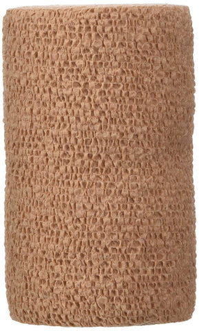 Coban 76816 3M Self-Adherent Wrap, Single, Tan, 4'' x 5 Yards Size