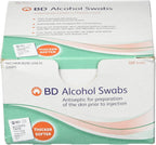 BD Alcohol Swabs 100 Each, White, 100 Count (Pack of 1)