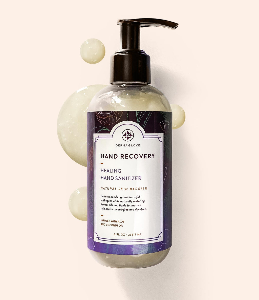 DERMAGLOVE HAND RECOVERY- FDA-Registered Moisturizing Gel Sanitizer That Protects Skin - Formulated With Vitamins A, C & E - Uns