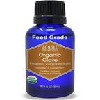 Organic, Clove Oil, Food Grade, for Teeth and Gums, Tooth Aches - 100% Pure, Clove, Bud, Essential, Oil, by Zongle Therapeutics,