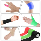 Twavang6 Pack 2 Inches Self Adhesive Bandage Wrap Breathable Cohesive Bandage Elastic Tape for Pets, Athletic, Sports, Wrist, Kn