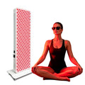 GLITCHCORE Red Light Therapy Panel,1500w 9 Wavelengths, LED with Rolling Stand