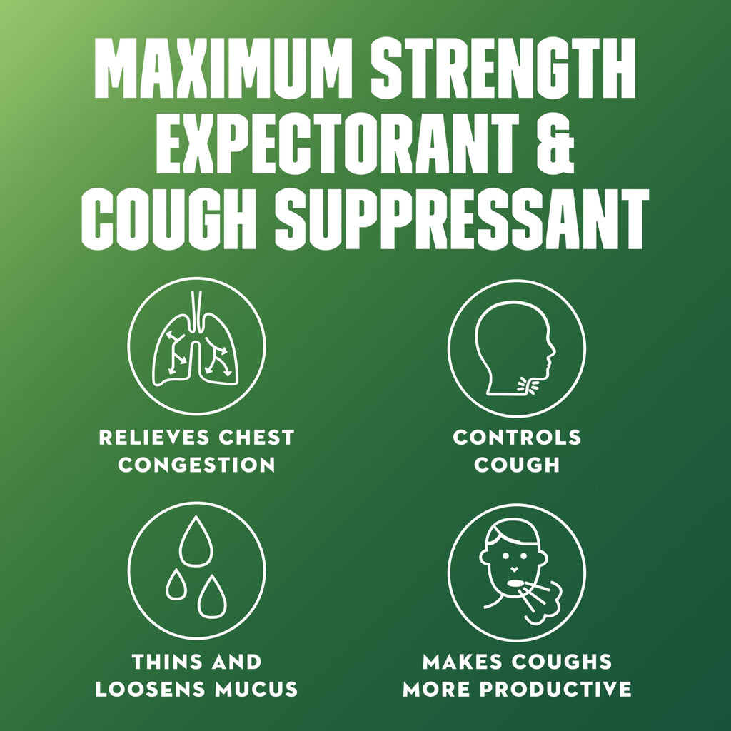 Mucinex DM 12Hr Maximum Strength Chest Congestion & Cough Medicine For Adults, Cold And Cough Medicine for Excess Mucus Relief,