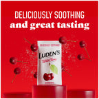 Luden s Sore Throat Drops, For Minor Sore Throat Relief, Wild Cherry, 30 Count, 12 Pk