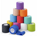 12Pack 2    x 5 Yards Self Adhesive Bandage Wrap, Elastic Self Breathable Self Adherent Wrap for Pets, Athletic Cohesive Bandage