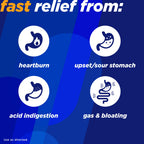 Alka-Seltzer Heartburn + Gas ReliefChews, Antacid + Antigas Chews for Fast Heartburn Relief, Gas, and Acid Indigestion Relief On