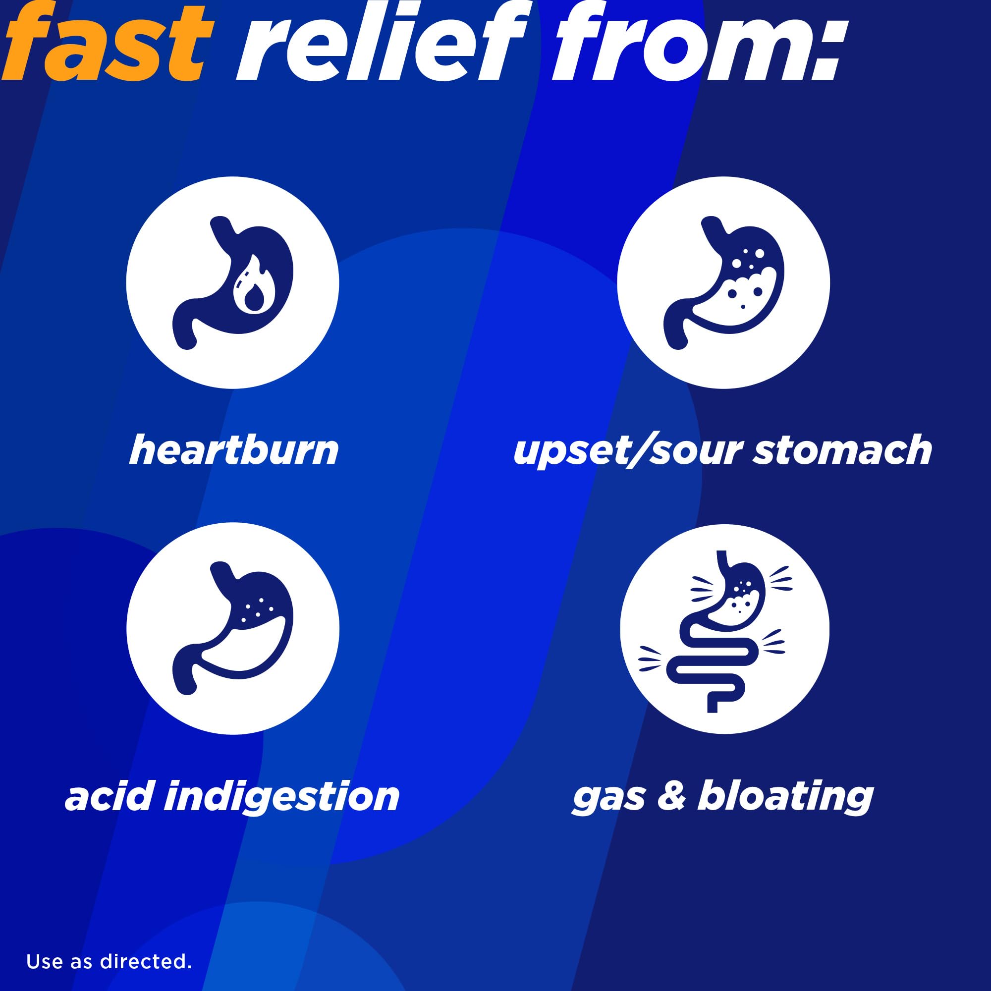 Alka-Seltzer Heartburn + Gas ReliefChews, Antacid + Antigas Chews for Fast Heartburn Relief, Gas, and Acid Indigestion Relief On