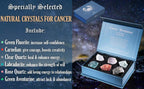 Faivykyd Cancer Zodiac Crystals Gifts Gifts for Women, 50 Daily Affirmation Cards & 6 Natural Healing Crystals, Healing Stones f
