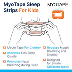 MyoTape Sleep Strips for Kids - Alternative to Mouth Tape for Children- Improves Kids Sleep Quality - Promotes Nasal Breathing -