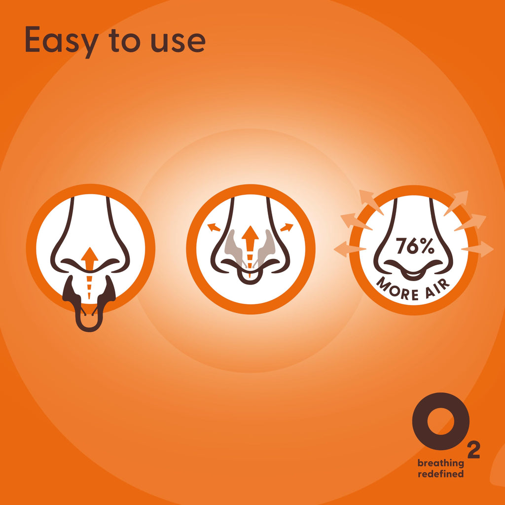 Airmax Unisex Sport Nasal Dilators Two-Pack - Easy, Safe, and Comfortable Breathing Aid - Improves Airflow - Transparent - Mediu