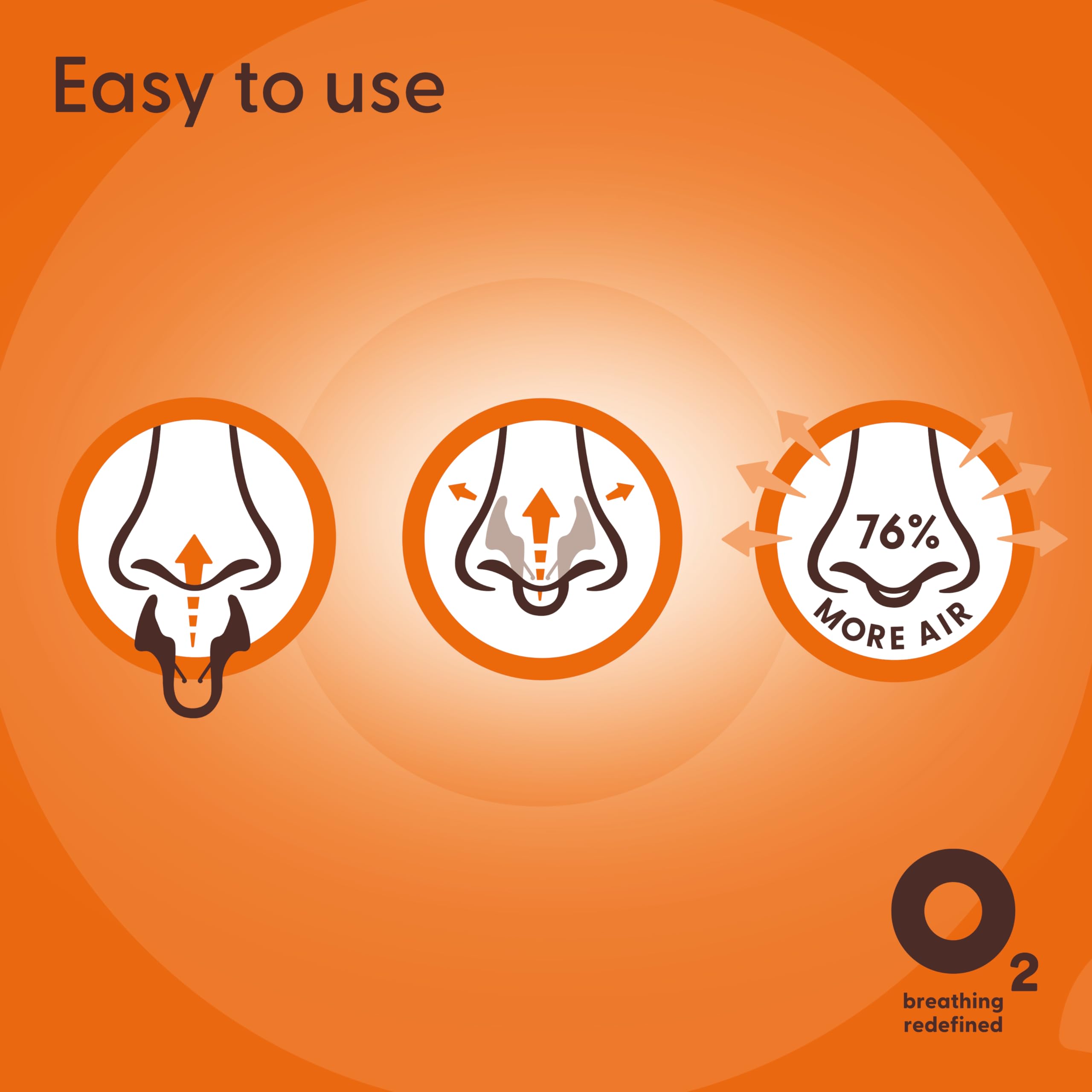 Airmax Unisex Sport Nasal Dilators Two-Pack - Easy, Safe, and Comfortable Breathing Aid - Improves Airflow - Transparent - Mediu