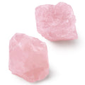 QINJIEJIE 2PCS Rose Quartz Raw Crystals 1.8-2.2'' Raw Crystals Healing Stones Bulk Large Crystal Rocks Stones for Tumbling Cabbi