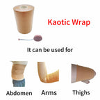 Body Stomach Compression Tape- Extra Wide Kaotic Belly Tape for Body Shaping& Workout& Sweater Enhancer& Skin Protection (Skin C