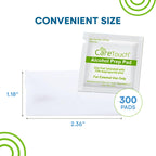 Alcohol Wipes | Individually Wrapped Alcohol Prep Pads with 70% Isopropyl Alcohol, Great for Medical & First Aid Kits | Sterile,