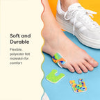 ZenToes U-Shaped Felt Callus Pads Protect Calluses from Rubbing on Shoes Reduce Foot and Heel Pain 1/8    Self-Adhesive Moleskin