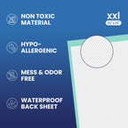 AOZITA 100 Pack Disposable Underpads 30 x 36 Incontinence Chux Pads Ultra Absorbency Protective Bed Pads, Heavy Duty Leakproof A