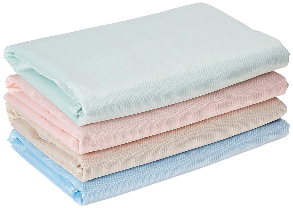 4 PACK 34x36 in Washable Bed Pads/Reusable Incontinence Underpads 34 x 36 - Blue, Green, Tan and Pink - Ideal for Children and A