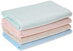 4 PACK 34x36 in Washable Bed Pads/Reusable Incontinence Underpads 34 x 36 - Blue, Green, Tan and Pink - Ideal for Children and A