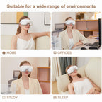 LAOBEN Eye Massager with Heat, Heated Eye Mask with Bluetooth Music, Massages Eye Muscles, Eye Care Gift with 5 Massage Modes an
