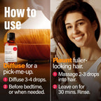 Hana Cedarwood Essential Oil - 100% Pure and Natural Cedarwood Oil for Hair, Diffuser, and Aromatherapy - with a Warm, Woody Sce