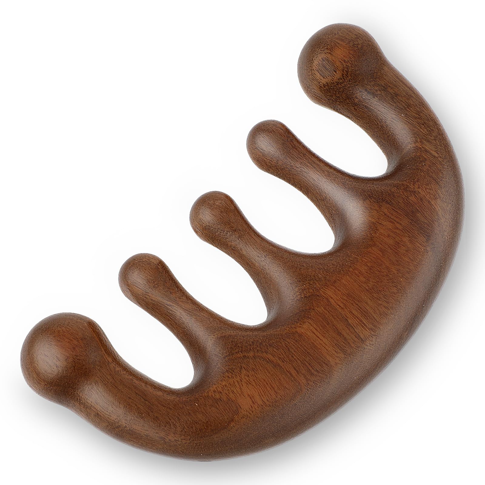 Lusofie Wooden Scalp Massage Comb Natural Wood Comb Wide Tooth Hair Comb Head Massage Tool Meridians Scalp Massage Gua Sha Comb