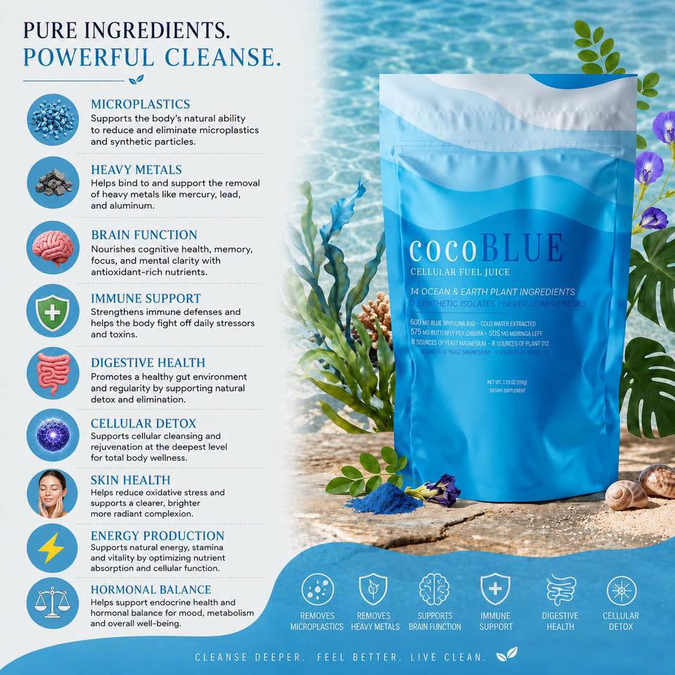 cocoBLUE Anti-Fatigue Cell Fuel & Electrolyte Powder - Add Stur for Flavoring