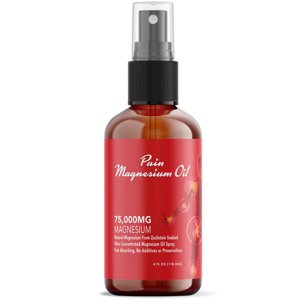 Topical Magnesium Oils - 75,000 mg per 4 oz Bottle