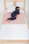 PeapodMats Waterproof Bed Mat - 3 x 3 Peach/Pink Mattress Protector & Pee Pad for Kids & Adults - Bedwetting & Incontinence Reus
